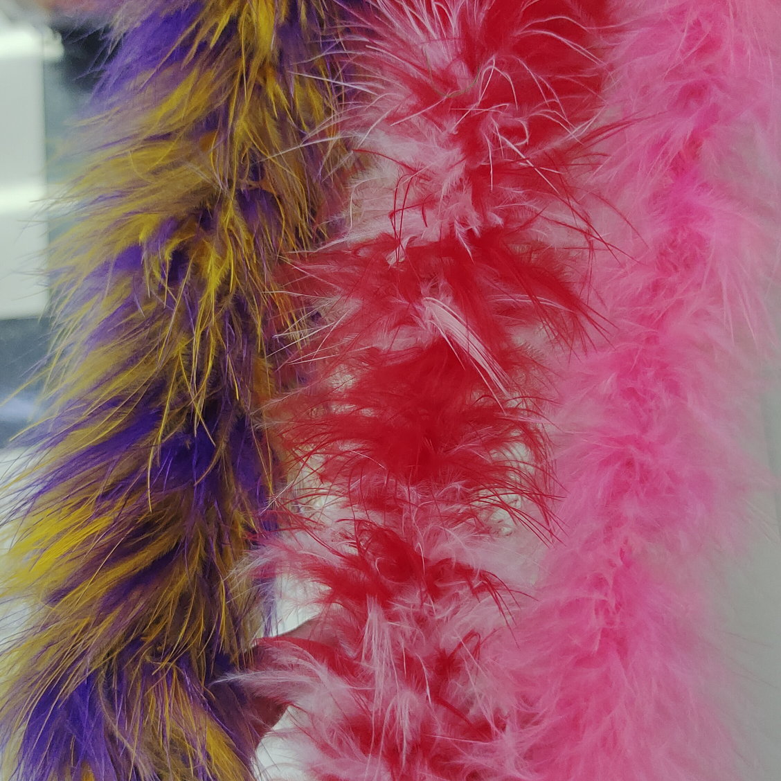 Turkey half feather strip