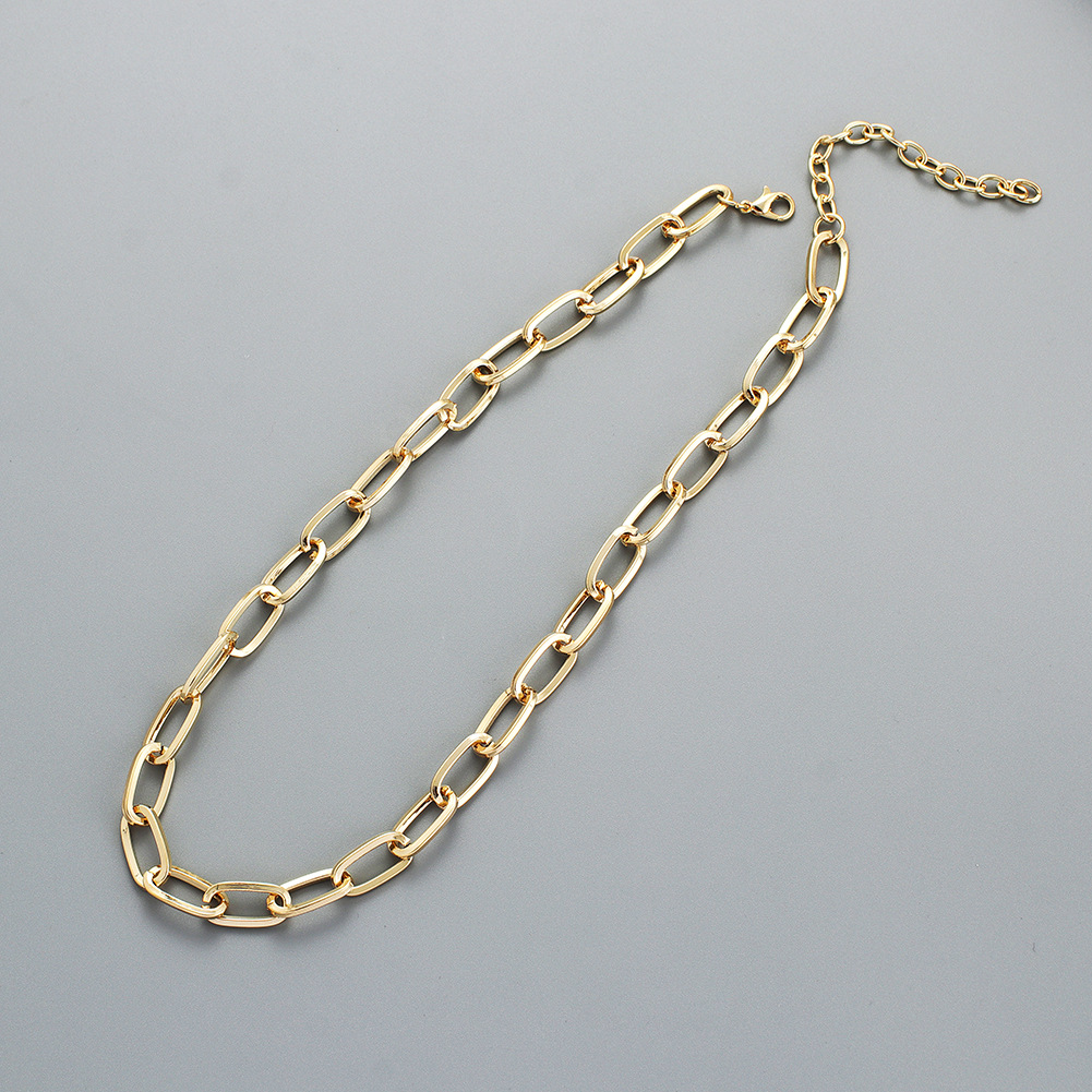 Wholesale of new simple cross-shaped chain short sweater chain necklace accessories 2