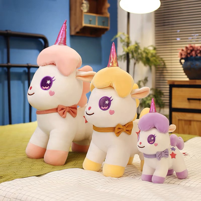 Cute fantasy unicorn stuffed animal