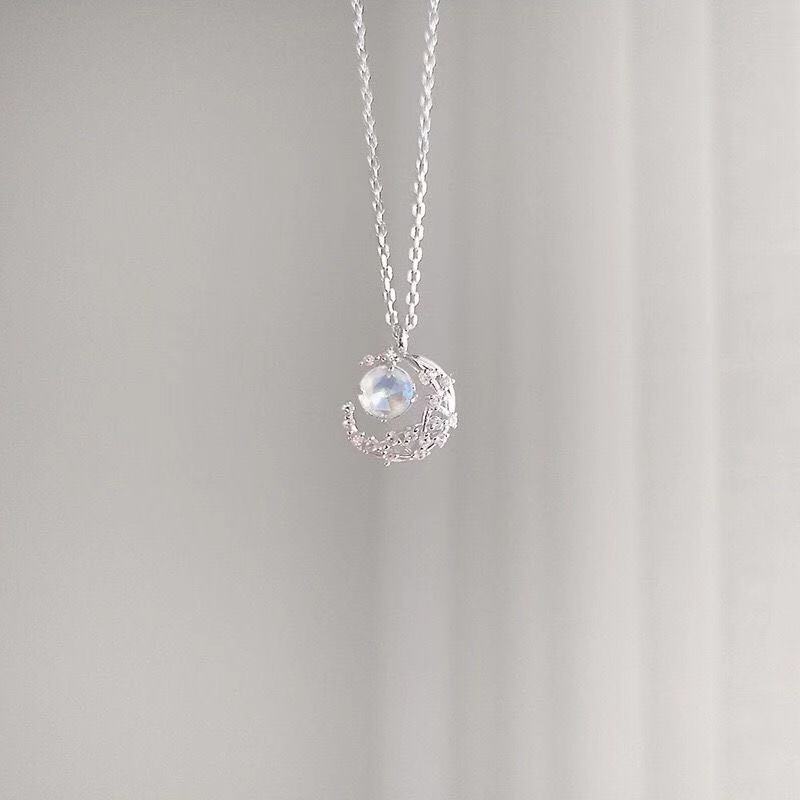 085女士夏款纯铜简约甜美2021年新款小众轻奢气质百搭项链