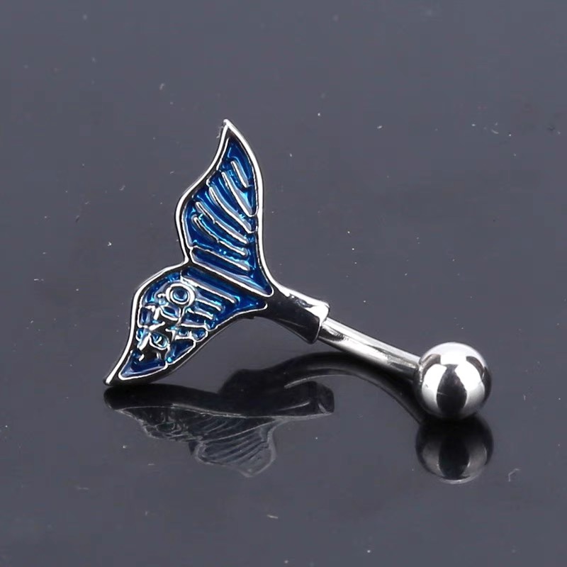 佳倩饰品Bodypiercing韩式欧美不锈钢脐环