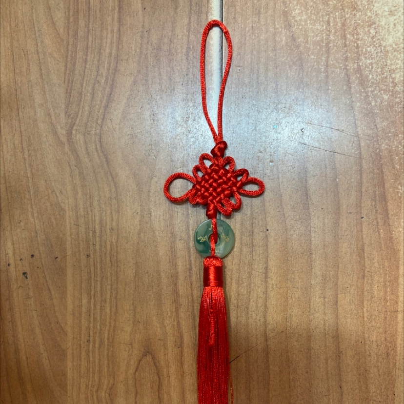 5, 6 plates red knot hanging jade chip Sue