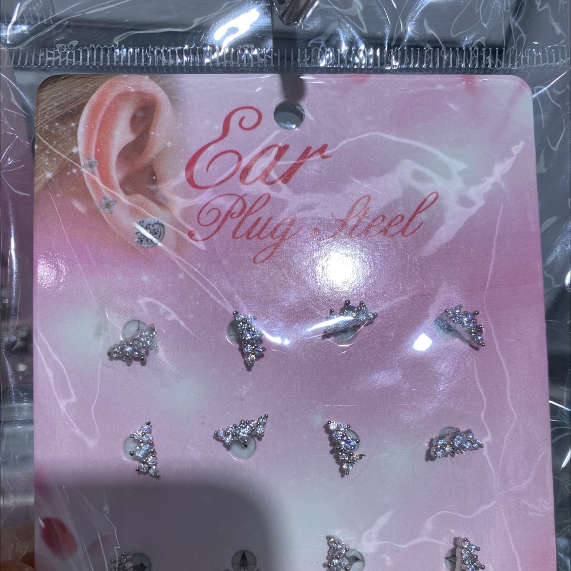耳钉女ins风百搭耳骨钉圆圈耳扣耳饰耳棒