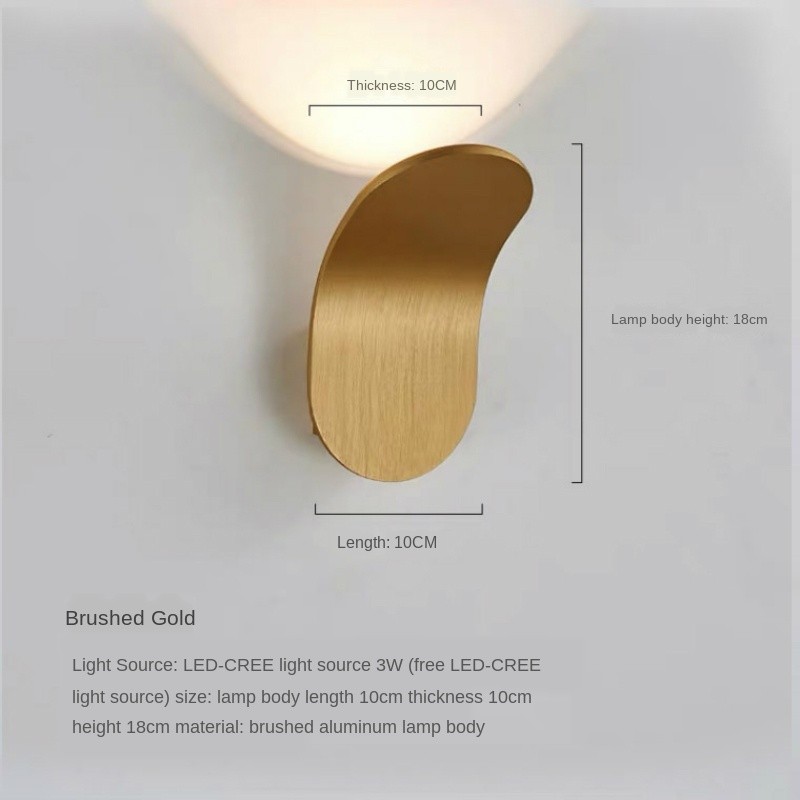 北欧壁灯客厅现代简约卧室床头灯具网红极简创意过道墙灯鸿雁壁灯详情图5