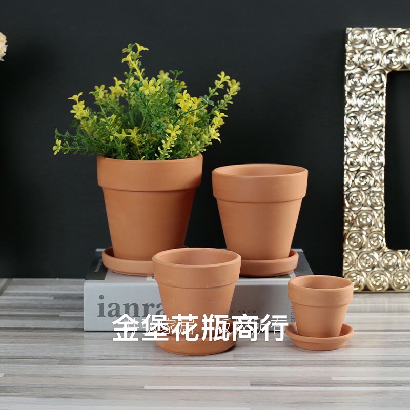 红陶花盆陶瓷花盆种多肉花盆花瓶电镀金色花盆结婚礼物陶瓷工艺品客厅装饰家居欧式奢华时尚创意插干花器仿真花家居装饰品圣诞节1