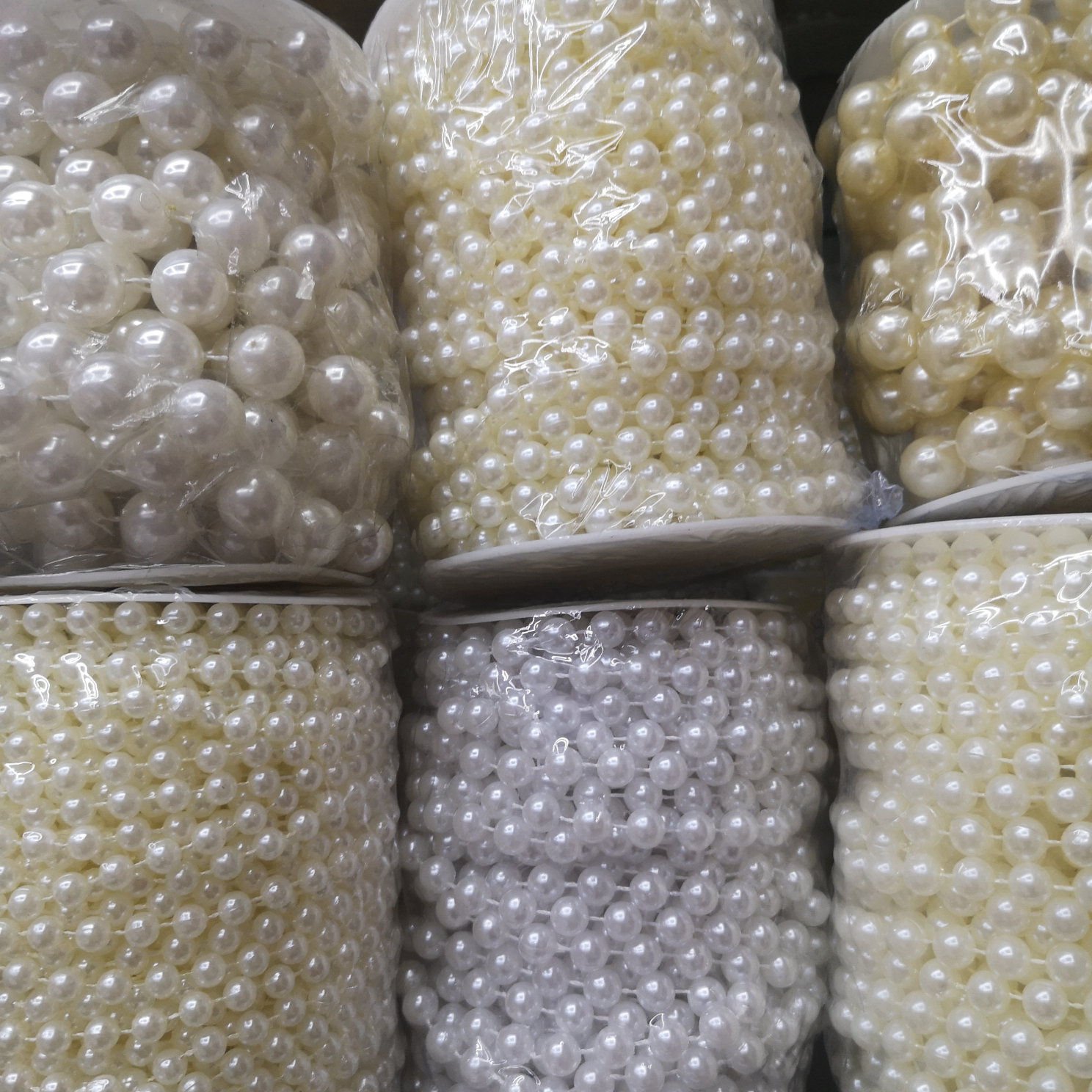 8#10#12#14#仿珍珠连线珠，ABS仿珍珠珠链   厂家直销  价格优惠 质量保障