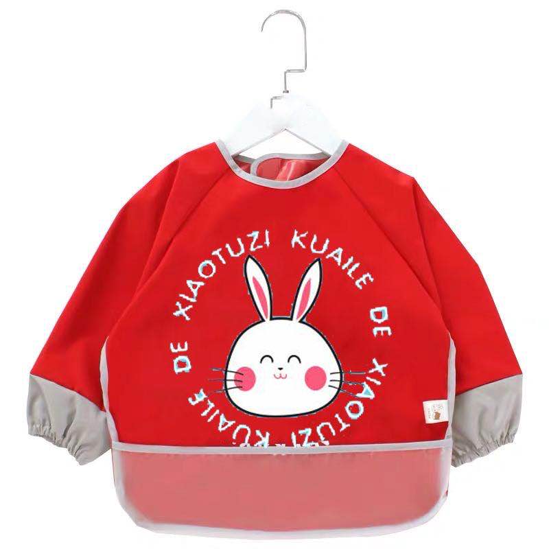 Baby Apron Waterproof Painting Overalls For Boys And Girls For Children Dirty Painting Clothes details Picture