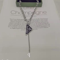 Dot drill and chain European and American fashion necklace