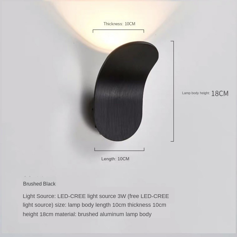 北欧壁灯客厅现代简约卧室床头灯具网红极简创意过道墙灯鸿雁壁灯详情图4