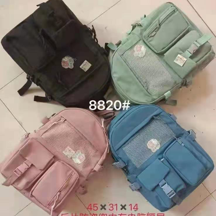 Factory direct sales of new backpacks for women, short-distance trips, popular schoolbags for middle school students and senior boys and girls, Oxford fabric backpack for reducing burden, and backpacks for traveling
