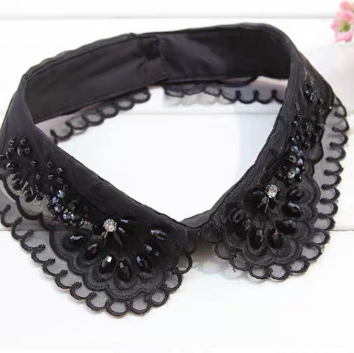 False collar children stand collar Korean lace shirt false collar decorative collar Pearl doll collar summer false collar 2