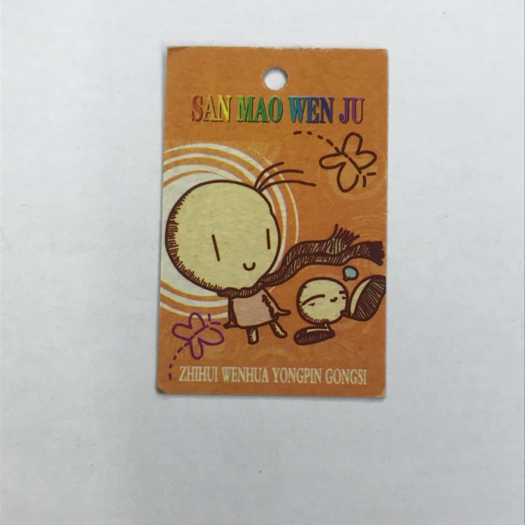 Hanging Line Paper Card Copper Paper Paper Hanging Card Dress With Temperament All Matching Shoes, Hats And Scarves Sanmaowenju