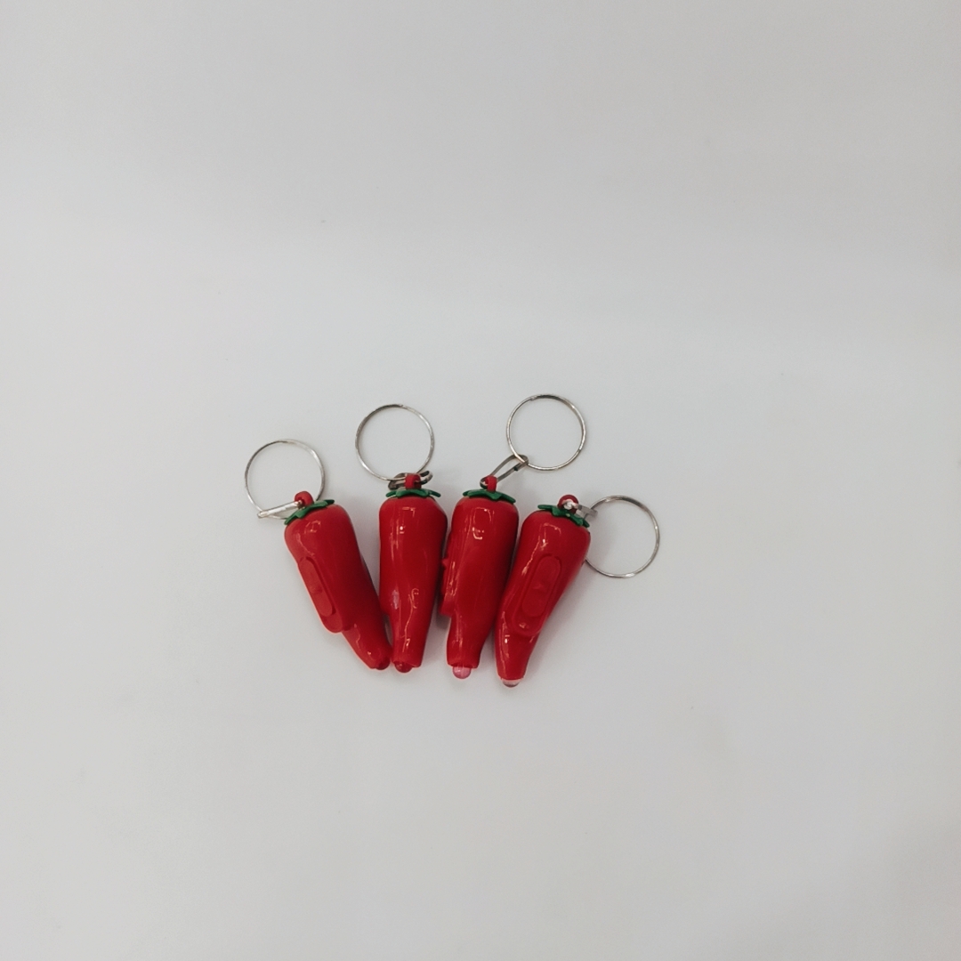 Keychain light small gift event: Giving away chili lights, factory direct sales, light-emitting toys, keychain lights, tall electronic toys 1
