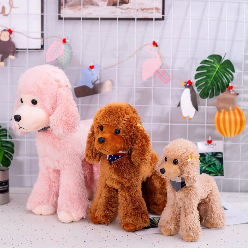 Dummy poodle plush toy