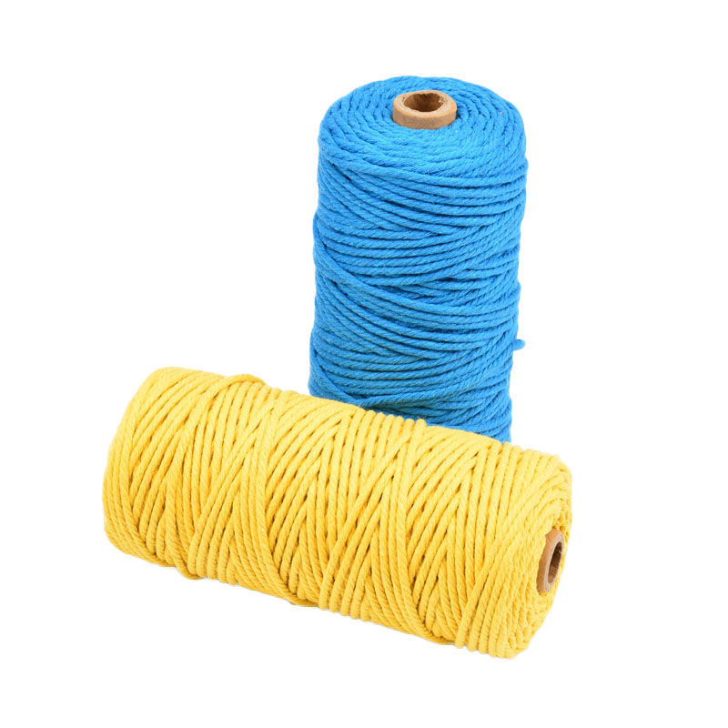 3MM colored twine rope hand woven mesh binding decorative twine twine DIY vase Retro style 98