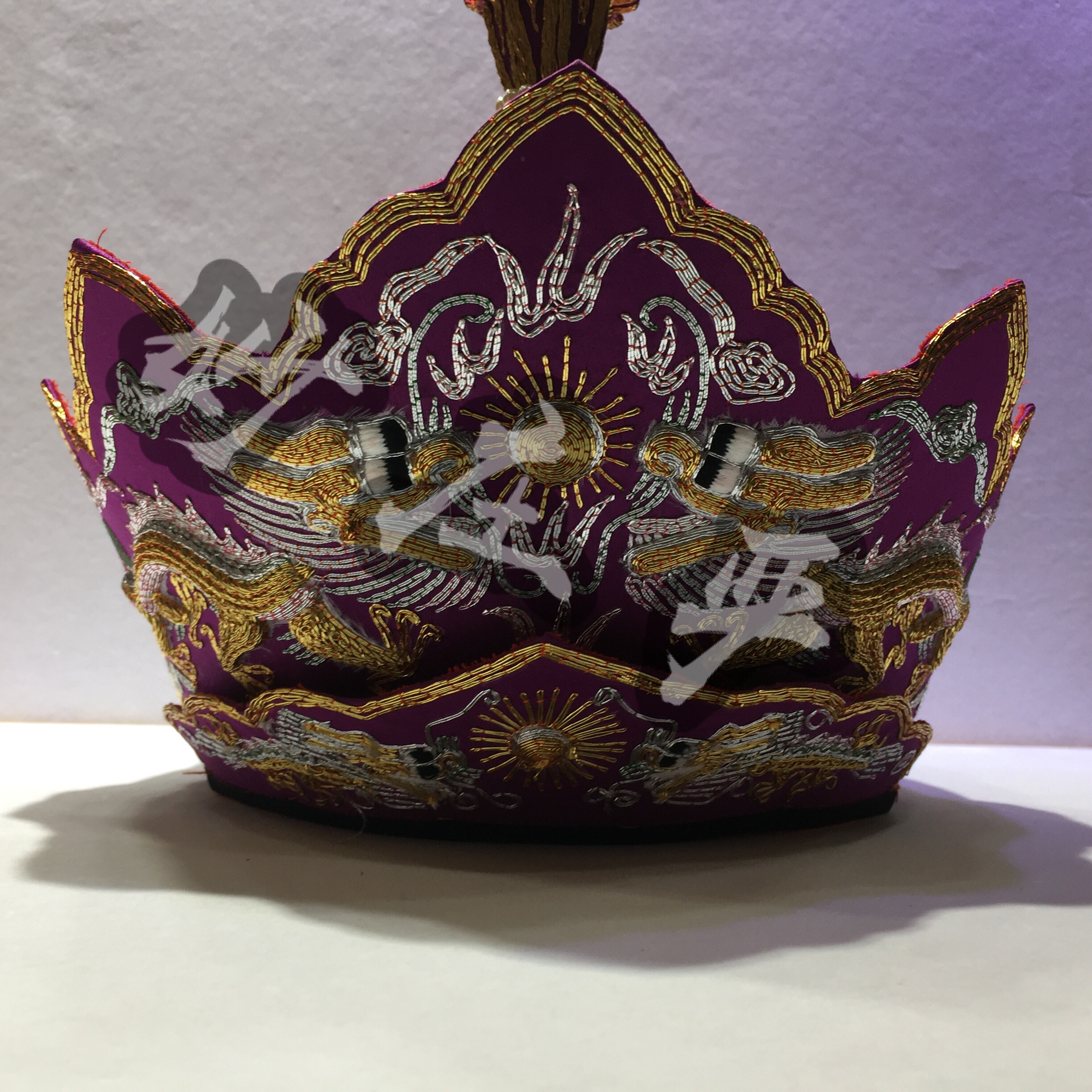 Su Embroidery Pilu Hat (Purple)