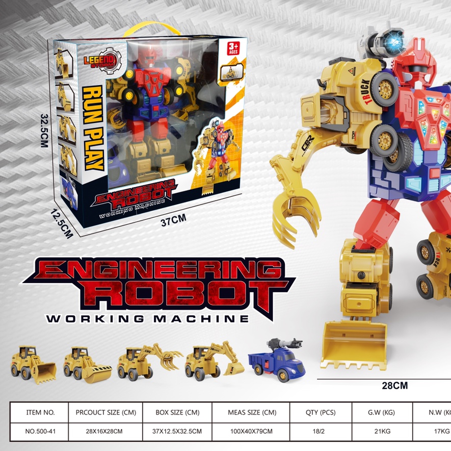 Combined transformation robot