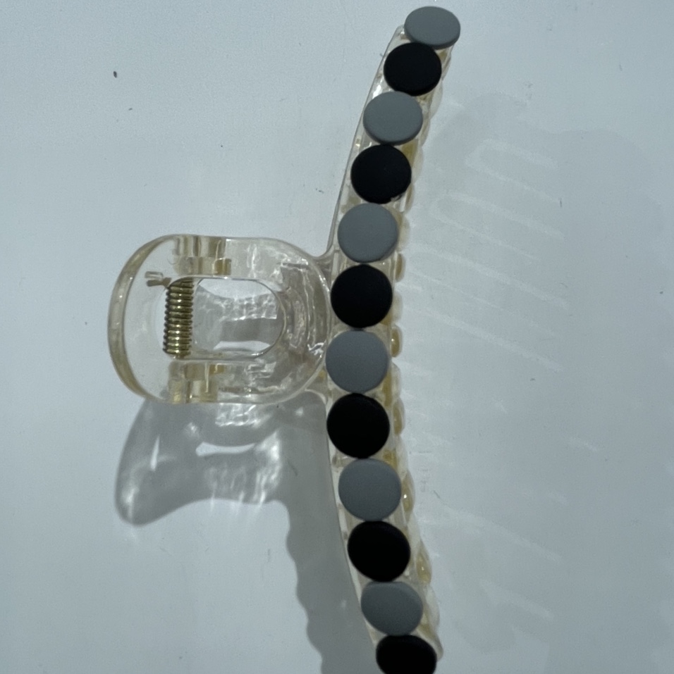 大衣架大号亚克力抓夹后脑夹子洗澡鲨鱼夹发夹抓夹厂家批发