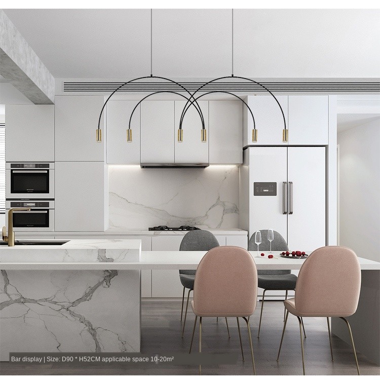 Nordic fashion and creative living room chandeliers, dining room bar counters, bedrooms, coffee shops, clothing stores, entertainment clubs, artistic chandeliers detail image 8