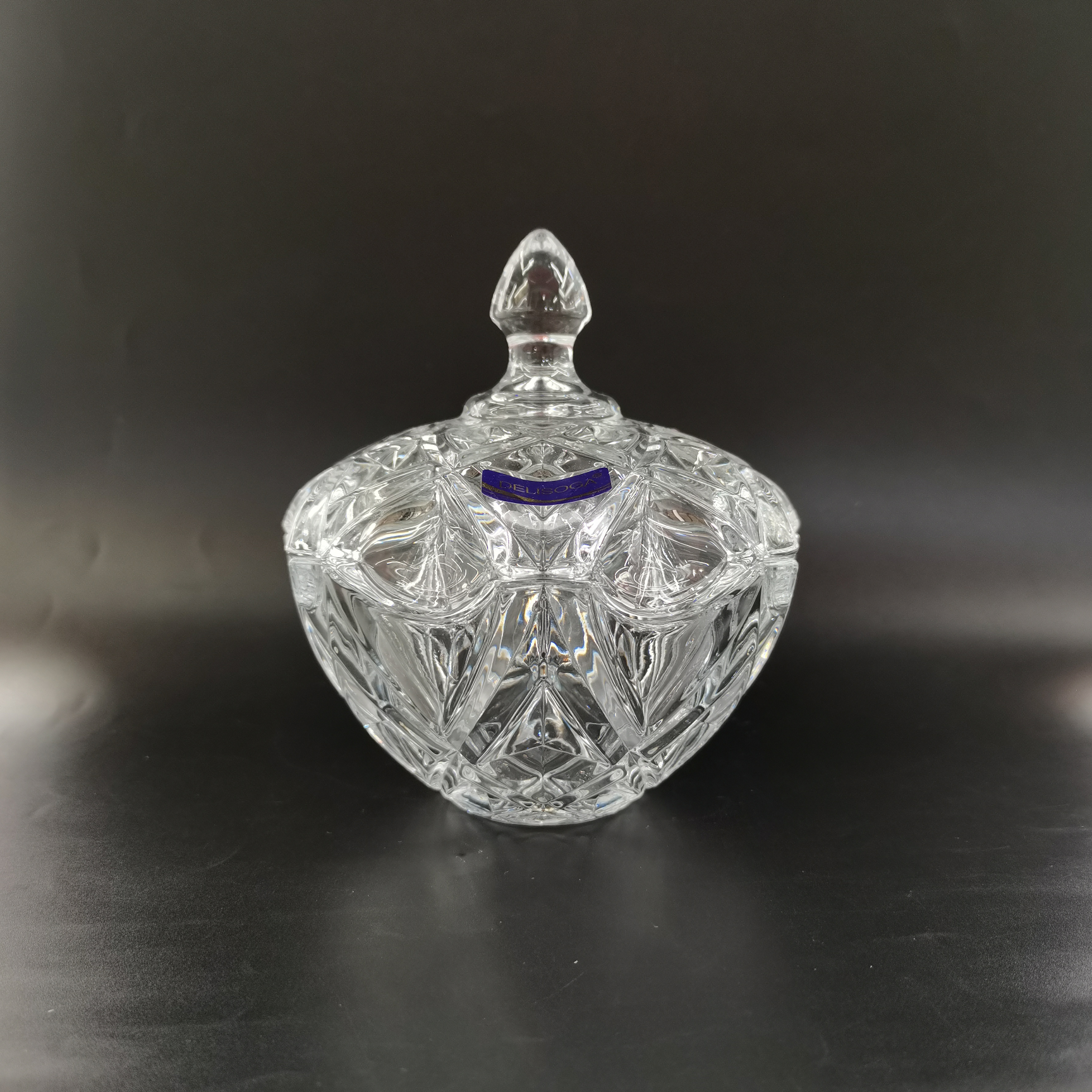 DSTG1058-5 玻璃苹果行糖缸