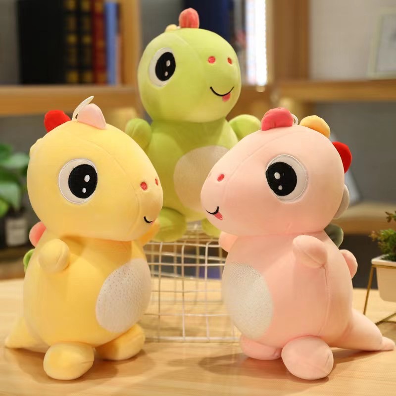 Glitter dinosaur plush toy thumbnail