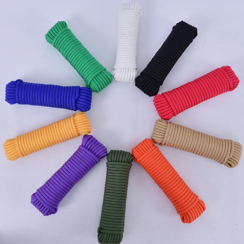 Thick household clothesline outdoor drying quilt fast clothes rope wholesale windproof nylon rope pull rope soft rope strong 38