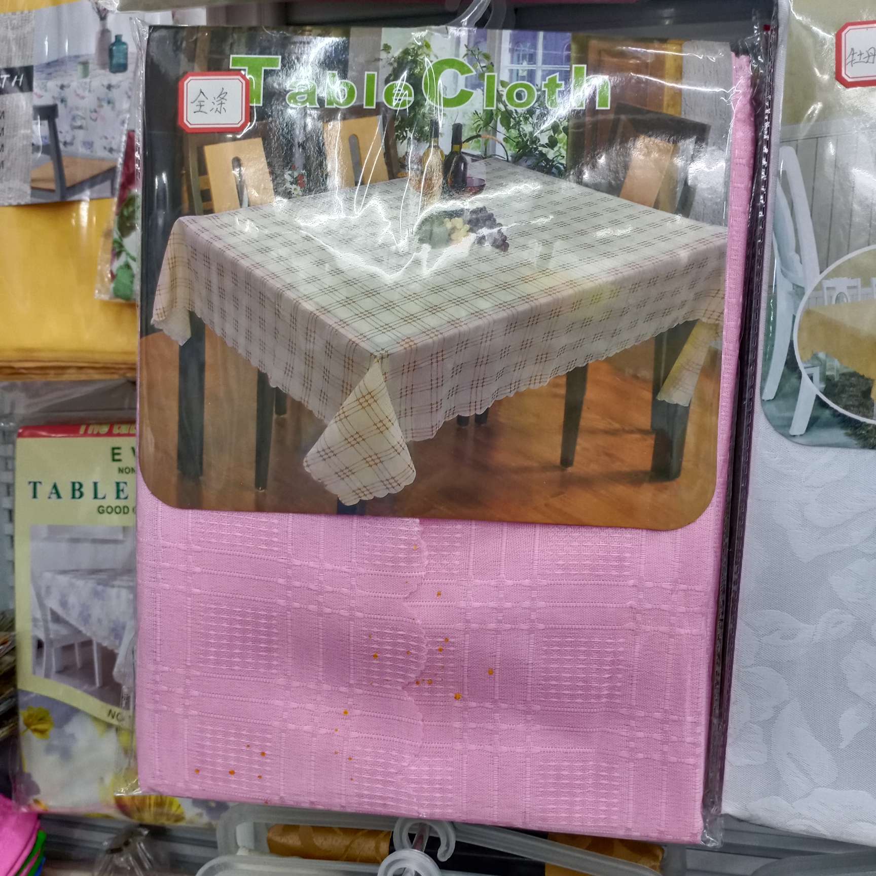 粉色系桌布产品图