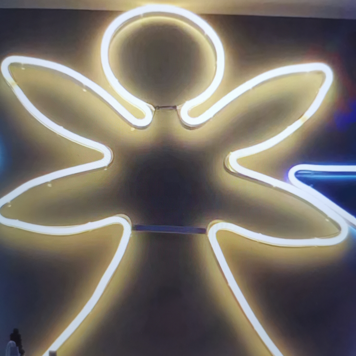 Flexible lamp with angel