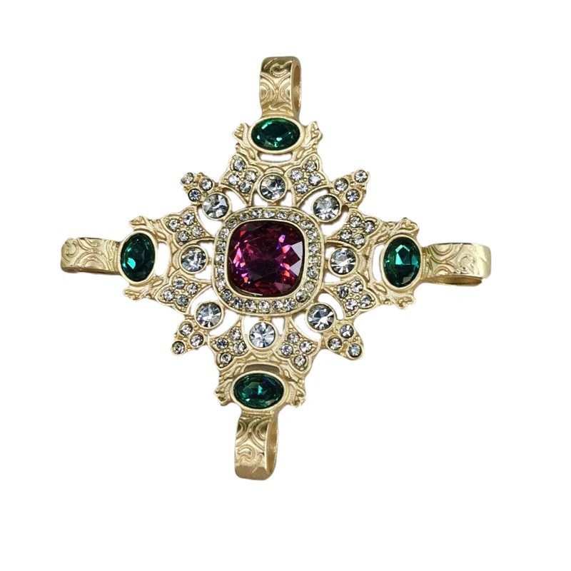 Brooches are popular in Europe and America