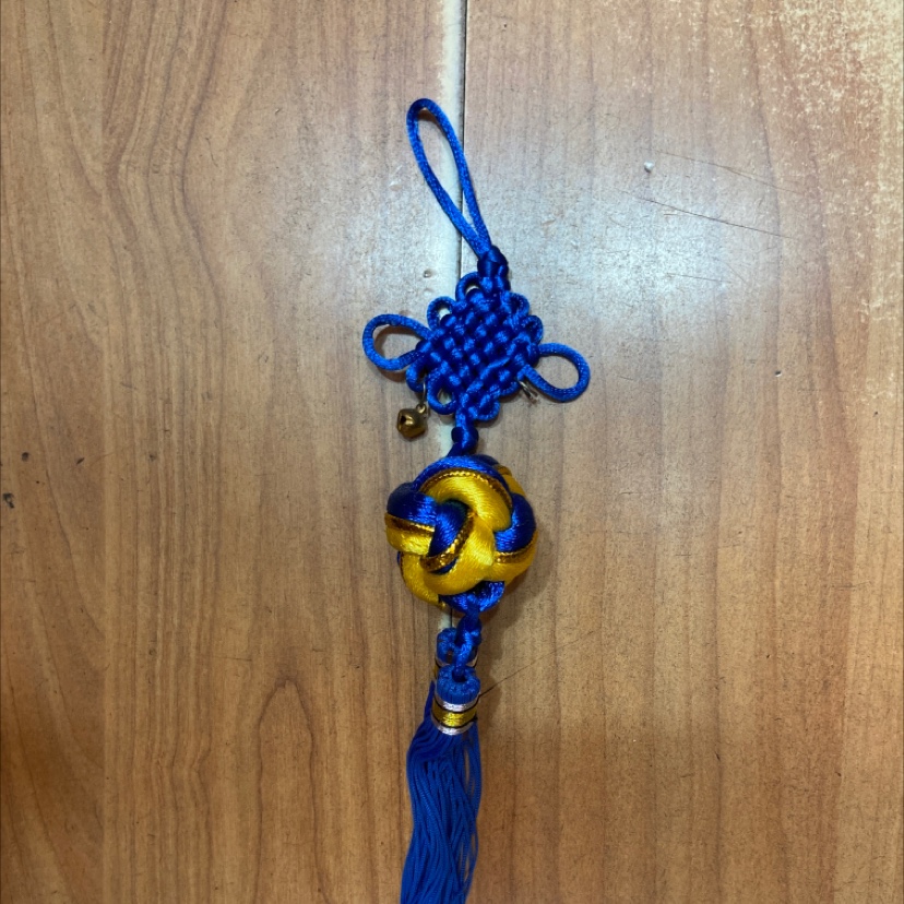 Yellow and blue lucky ball number two