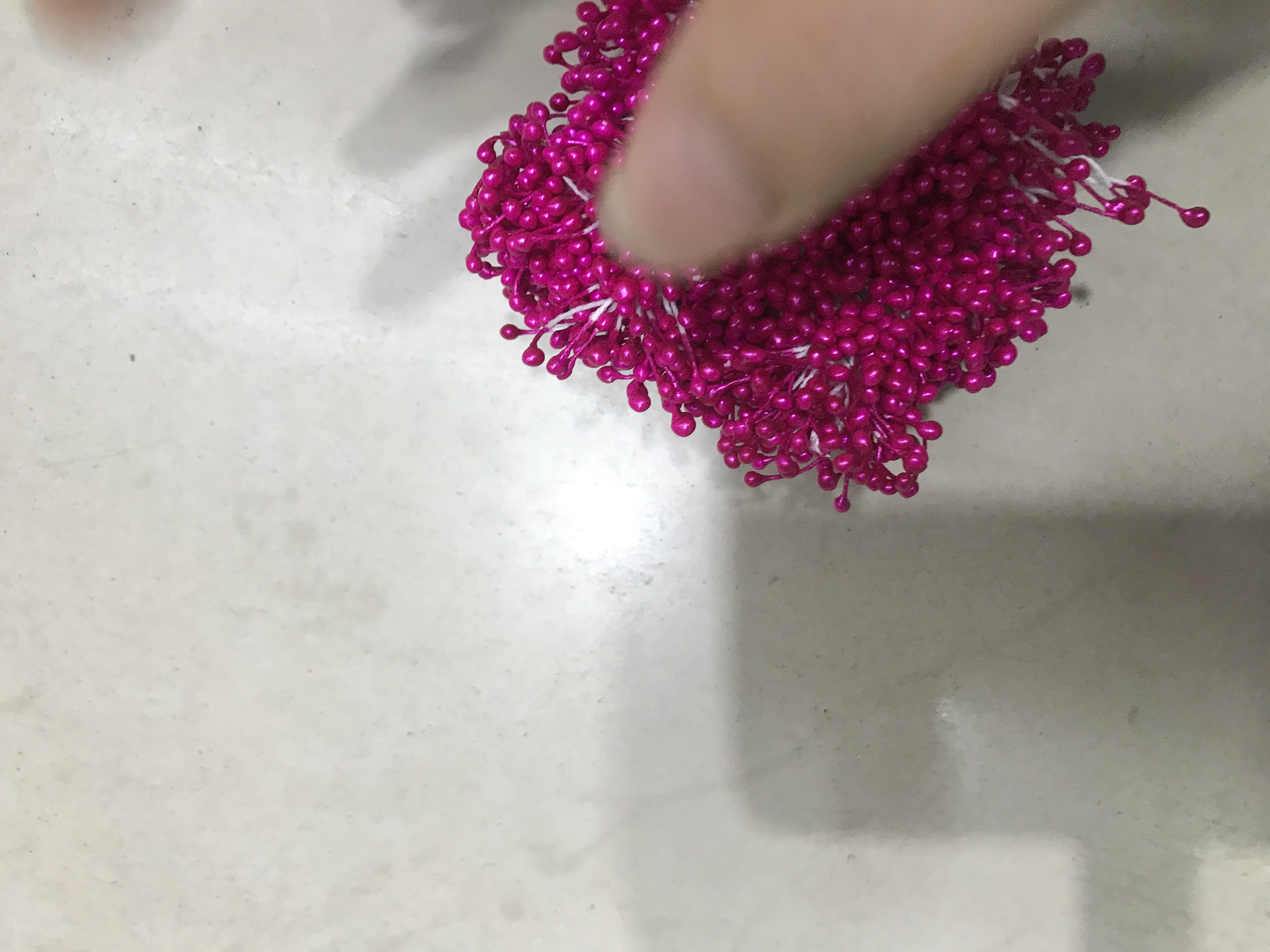 Pearlescent rose red details Picture