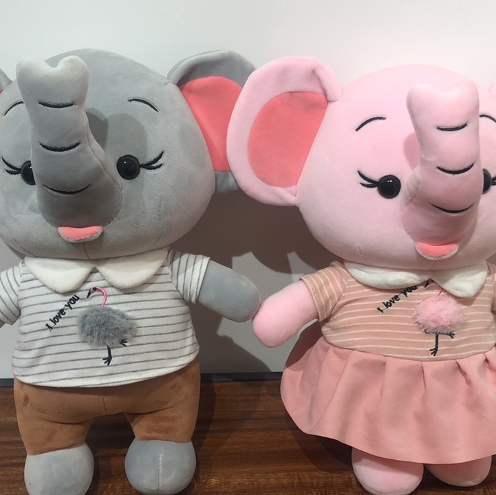Dandelion elephant plush toy doll
