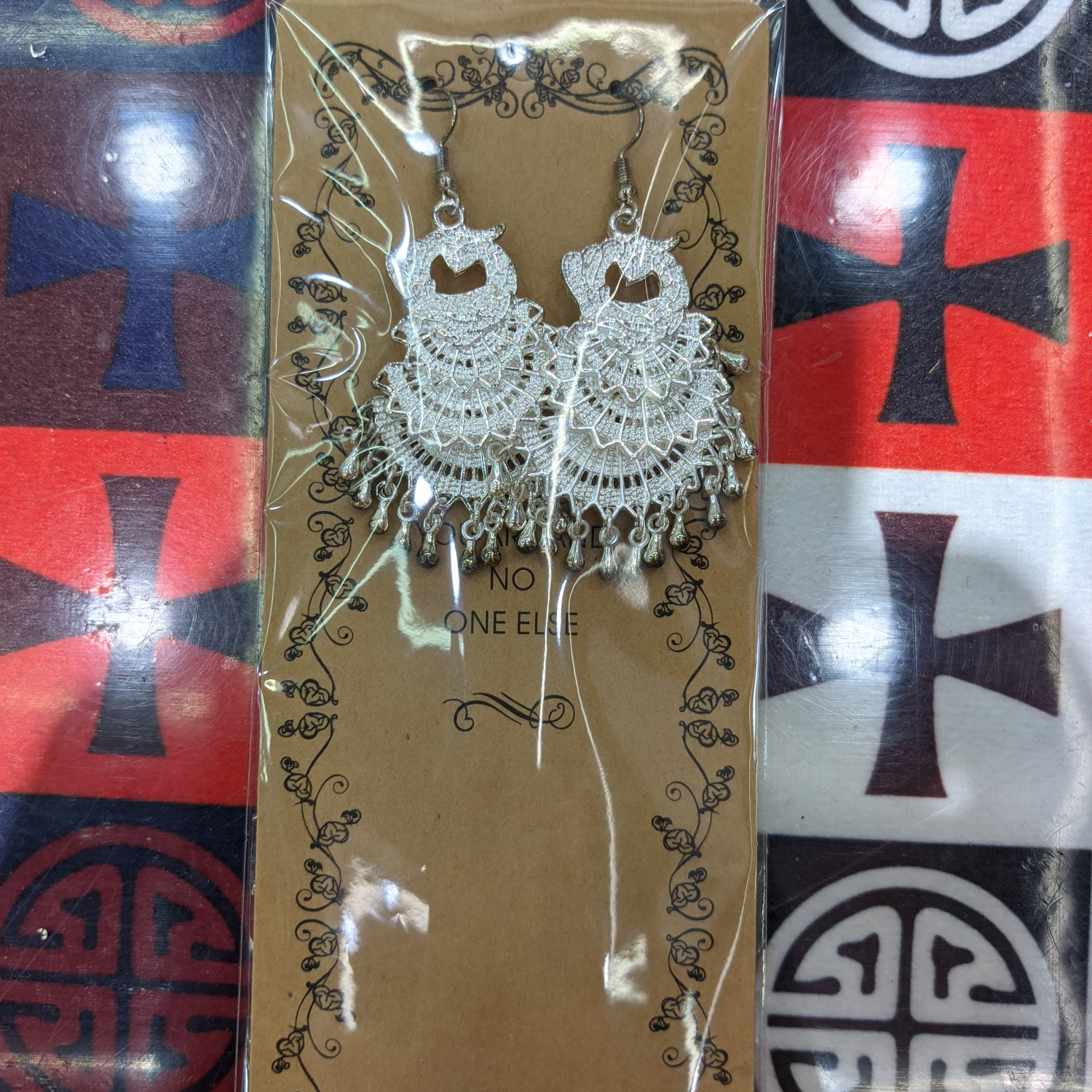Loulan Jewelry Traditional Miao Silver Ear Ring Ethnic Style