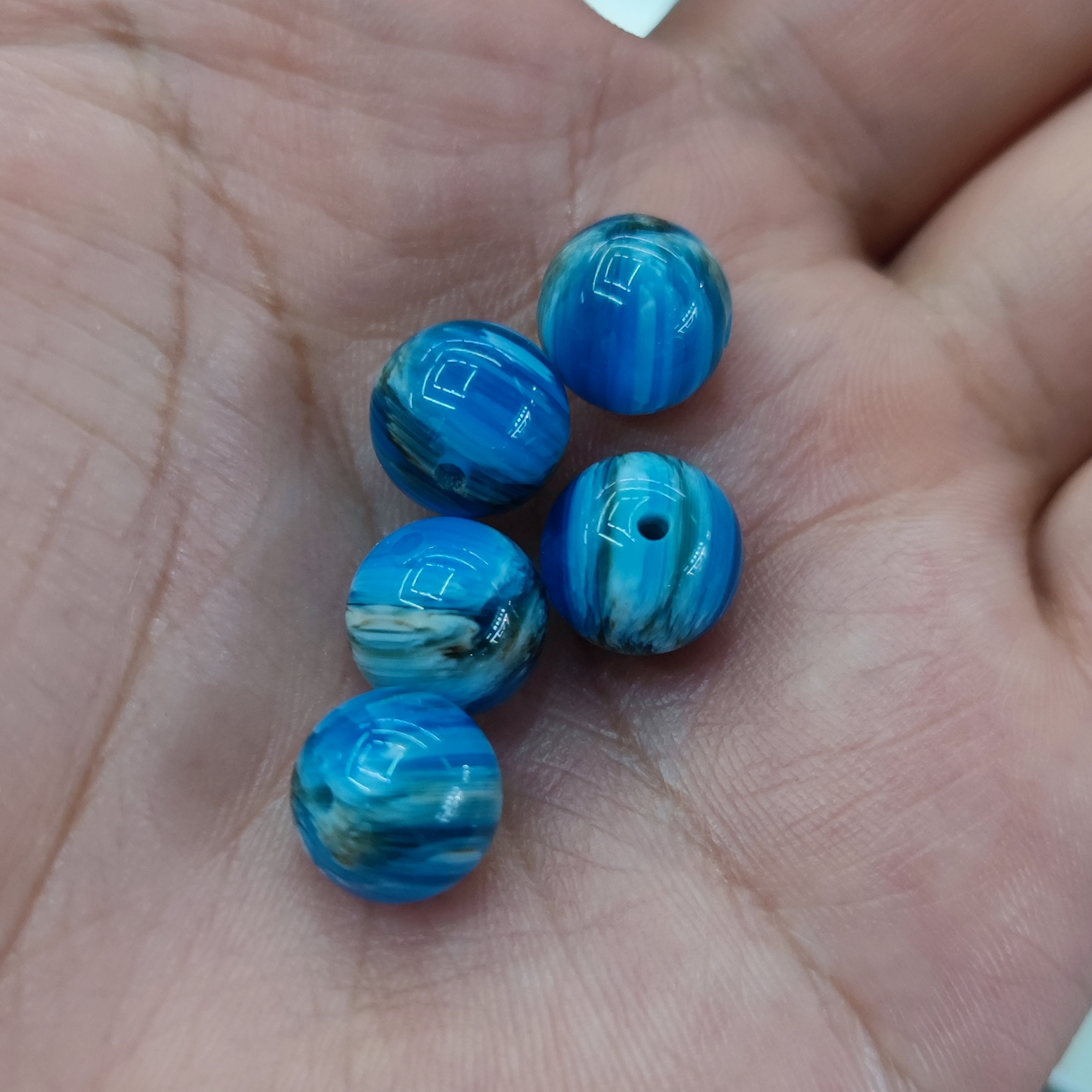 8mm flower beads 11