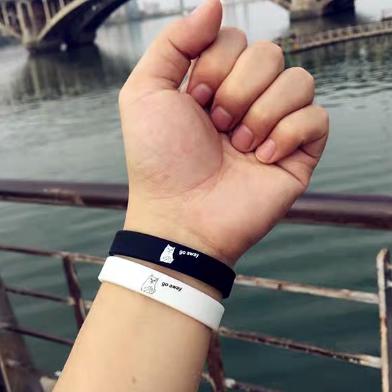 硅胶手环定制刻字印刷图案文字手腕带成人夜光篮球足球运动