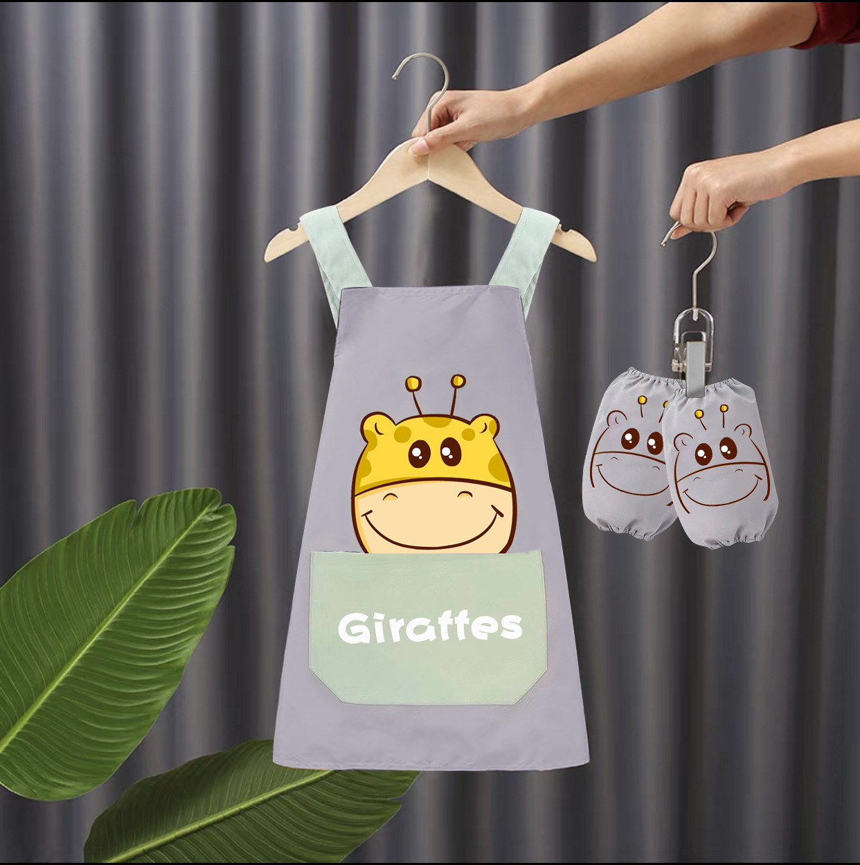 Baby Apron Waterproof Boys Children Painting Overalls Dirty Painting Clothes Girls Reverse Dressing Art Students undefined