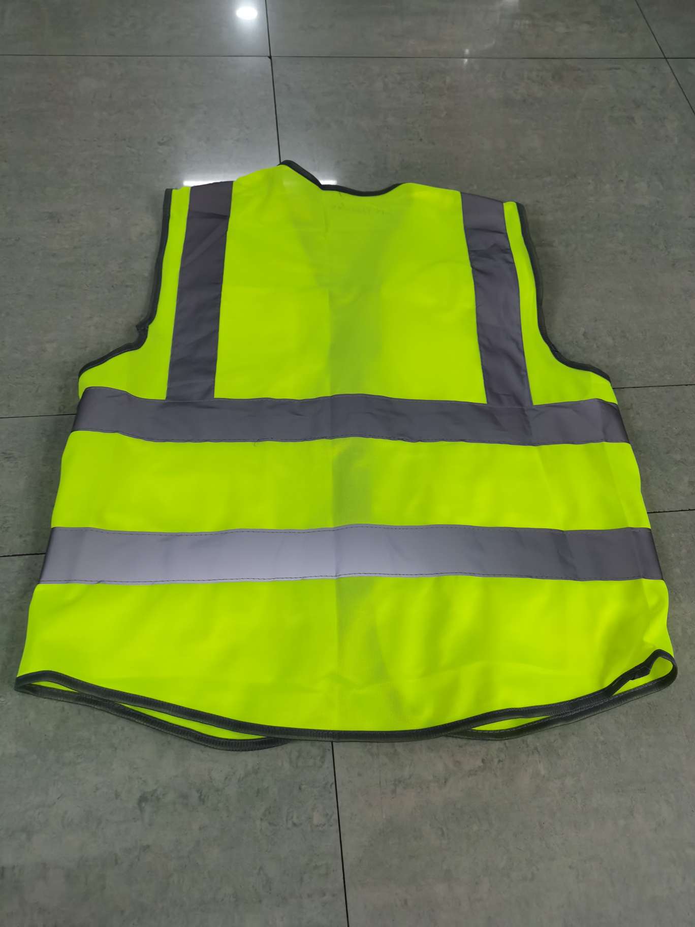 Reflective waistcoat, multi-pocket premium reflective waistcoat, zipper reflective waistcoat detail image 6