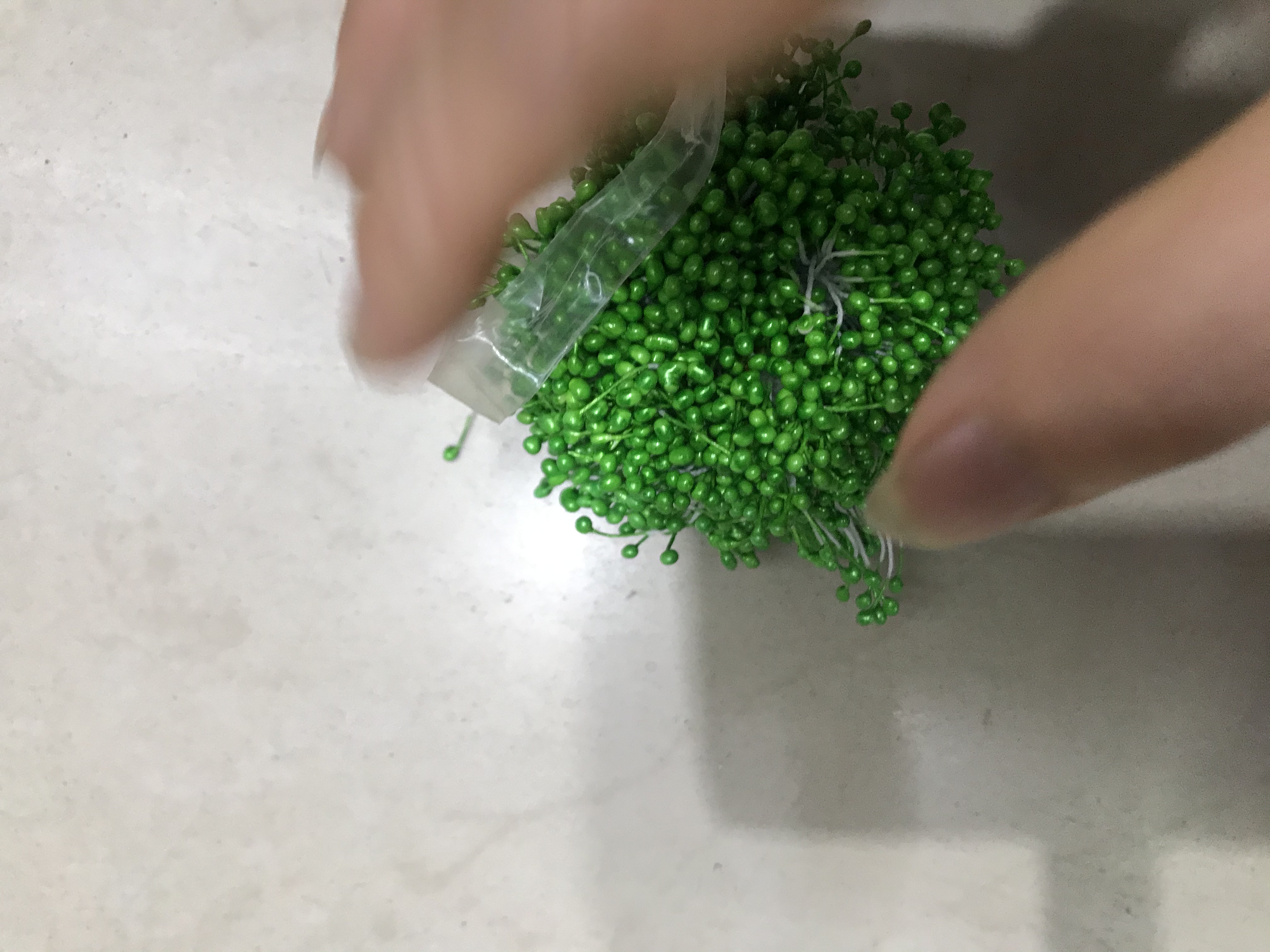 Pearlescent deep green details Picture