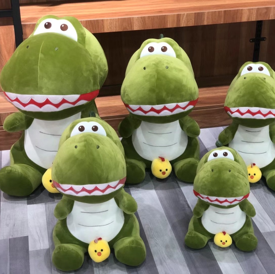 Belly button penis dinosaur plush toy
