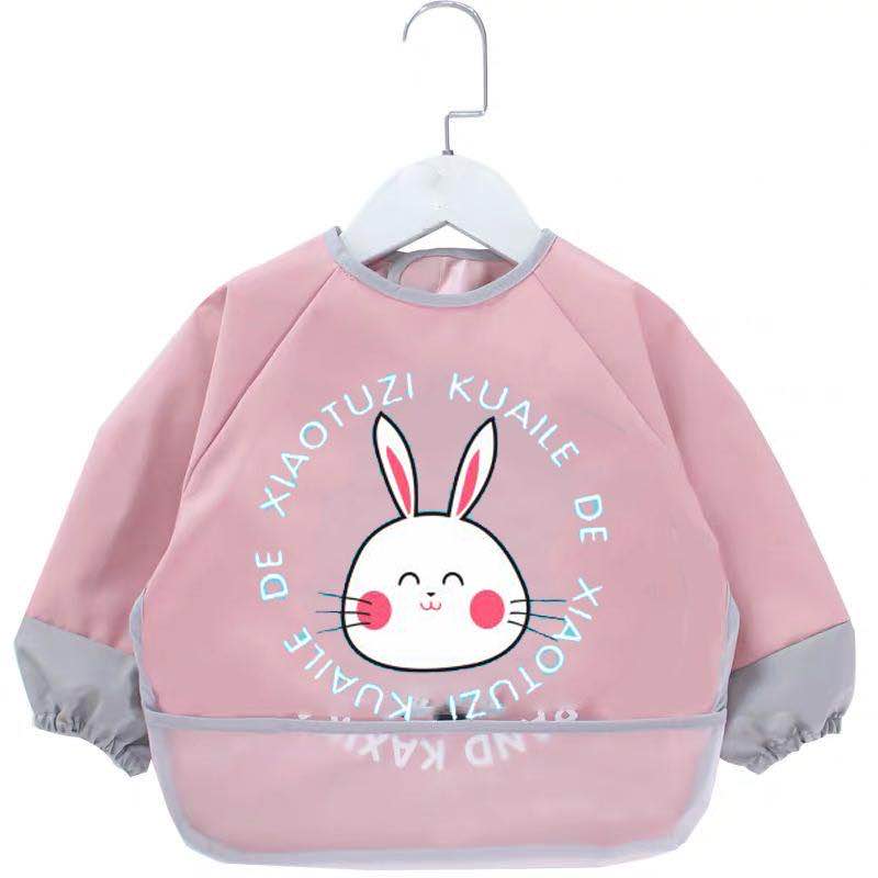 Baby Apron Waterproof Painting Overalls For Boys And Girls For Children Dirty Painting Clothes Specification drawing
