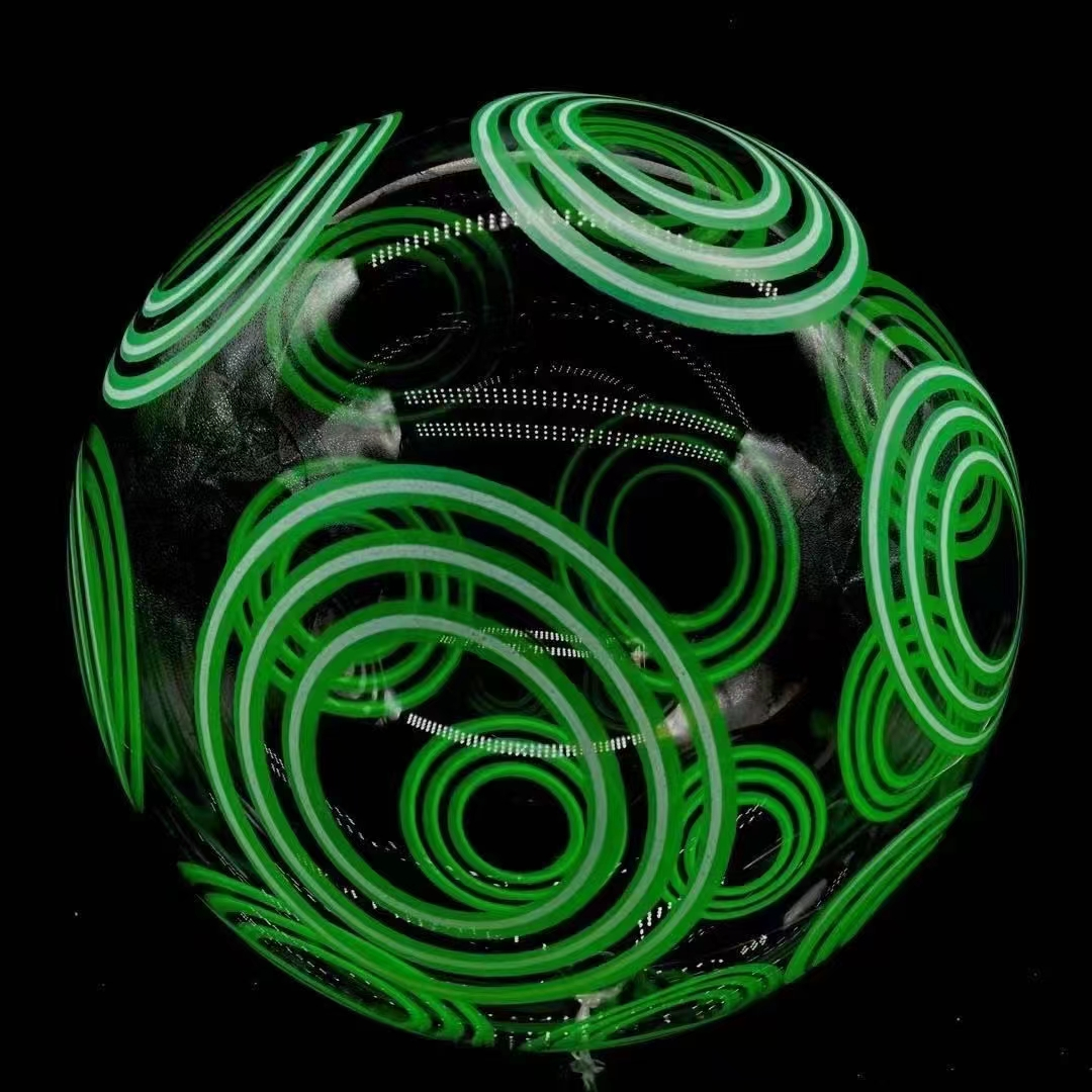 Double-sided printed bouncy ball 235 Golden Bell Toy 01