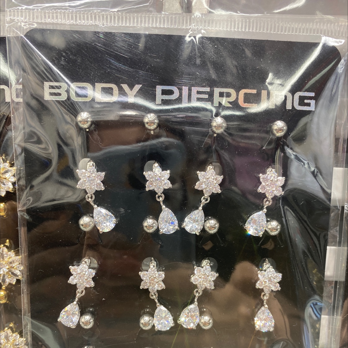 性感脐钉欧美肚脐扣女神脐环短针穿刺饰品防过敏养肚脐眼