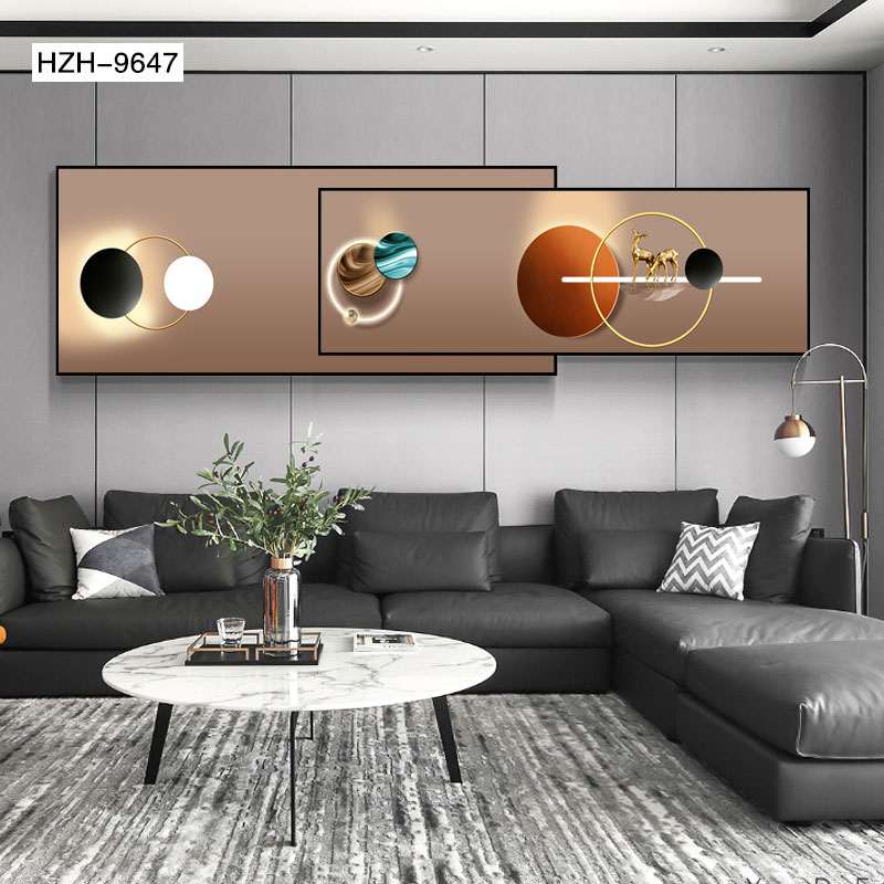 铝合金晶瓷晶贝后现代光影叠加画3️⃣详情图1