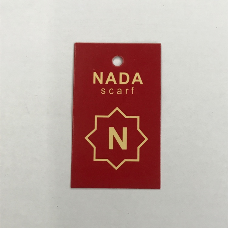 Hanging Line Paper Card Copper Paper White Cardboard Hanging Card Dress With Temperament All Matching Shoes, Hats And Scarves Nada