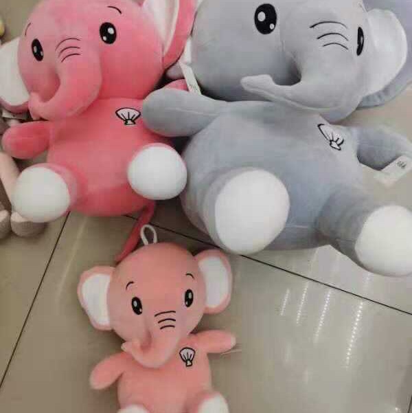Fan elephant plush toy doll cute cartoon