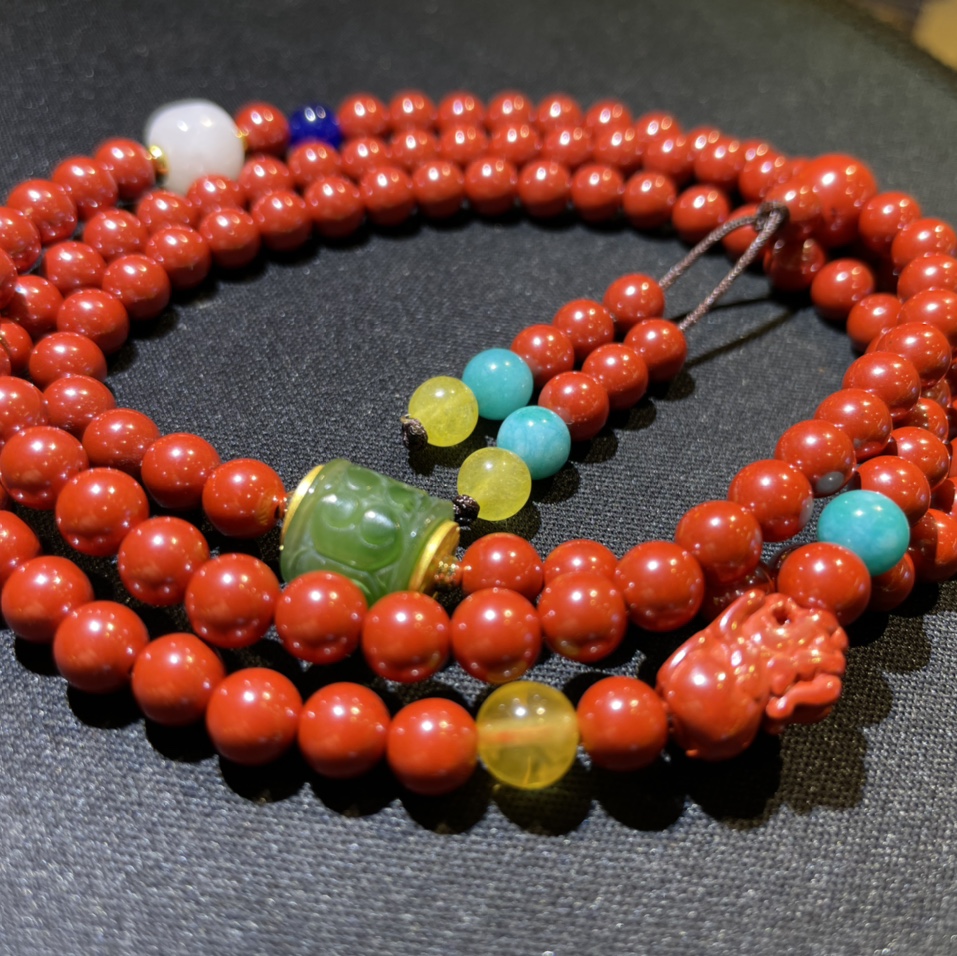 National Trend - Natural Imperial Sand Rosary Beads