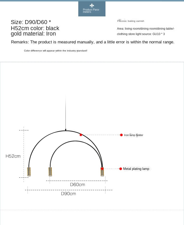Nordic fashion and creative living room chandeliers, dining room bar counters, bedrooms, coffee shops, clothing stores, entertainment clubs, artistic chandeliers detail image 3