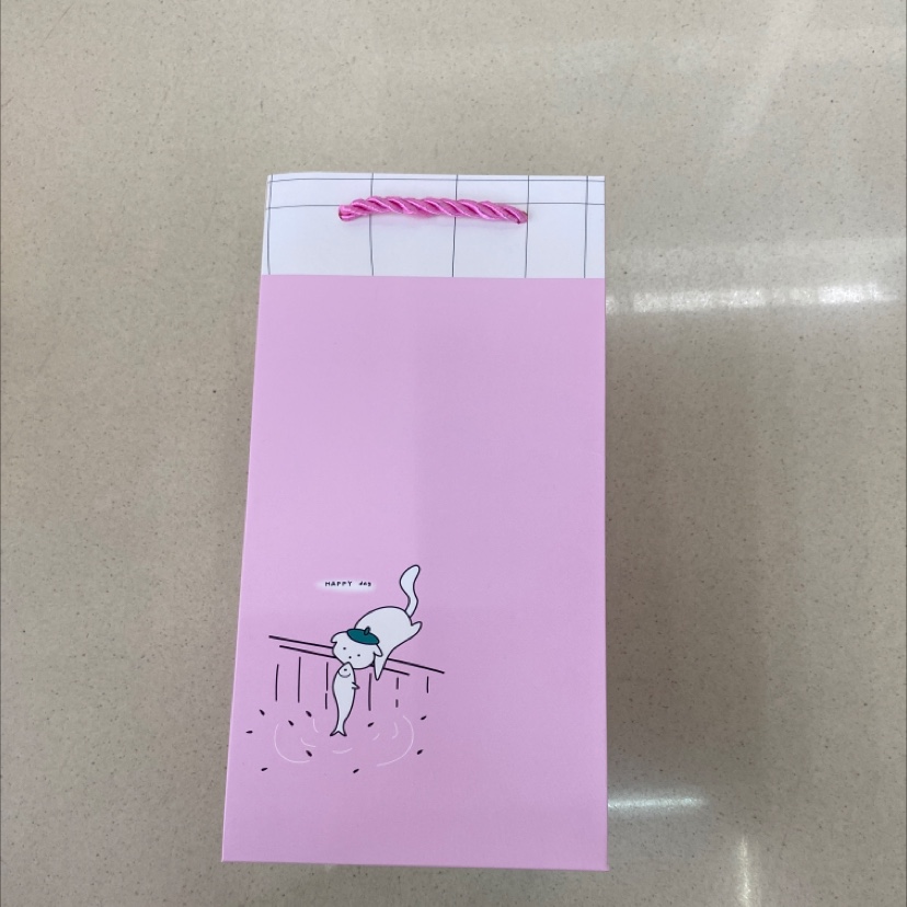 联云彩印包装水杯袋卡通纸袋可爱礼品袋手提袋