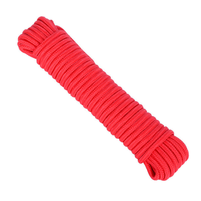 Rope binding rope Nylon rope plastic rope nylon rope decorative thickness Handmade DIY braided rope wear-resistant color 8