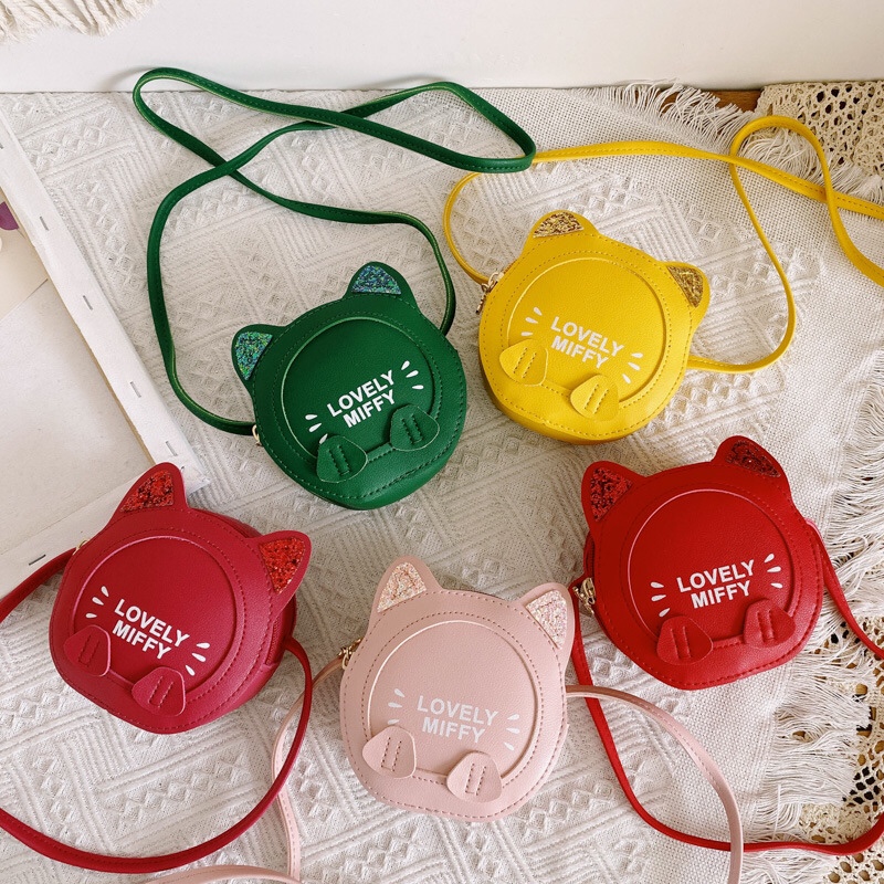 厂家批发儿童包包 新款韩版时尚儿童斜挎包 可爱小猫